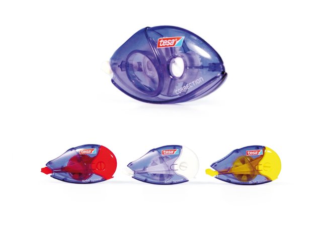 The modern way of gluing and correcting in ergonomic design. Innovative refilling system integrated.||